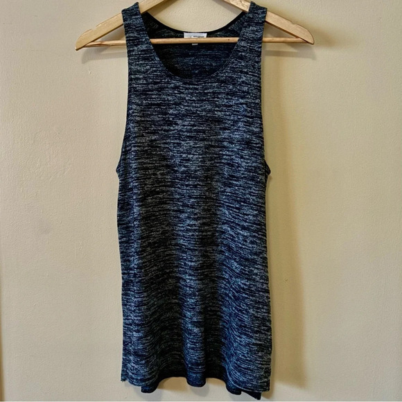 Wilfred| Aritzia Dark Heather Grey Knit Tank Top Tunic Size US Small - Picture 2 of 6
